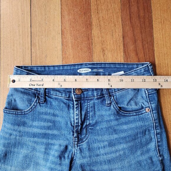 Old Navy Light Wash Denim Super Skinny Jeans Size 0 - Picture 6 of 15